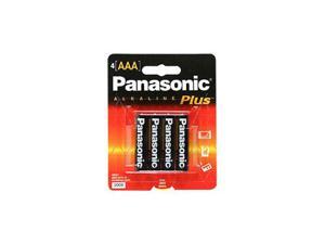 Panasonic Plus AAA Alkaline General Purpose Batteries 4 Pack Panasonic Plus AAA Alkaline General Purpose Batteries 4 Pack