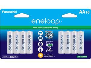 Panasonic Eneloop AA 2000mAh 2100 Cycle Ni-MH Pre-Charged Rechargeable Batteries 16-Pack Panasonic Eneloop AA 2000mAh 2100 Cycle Ni-MH Pre-Charged Rechargeable Batteries 16-Pack