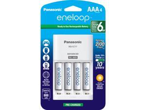 Panasonic eneloop 4-position Charger & 4 AAA Rechargeable Batteries Panasonic eneloop 4-position Charger & 4 AAA Rechargeable Batteries