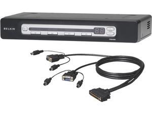 BELKIN F1DA104Z OmniView PRO3 USB & PS/2 4-Port KVM Switch BELKIN F1DA104Z OmniView PRO3 USB & PS/2 4-Port KVM Switch