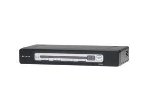 BELKIN OmniView PRO3 F1DA104Z-BU 4-Port USB & PS/2 KVM Switch & USB Cable Bundle BELKIN OmniView PRO3 F1DA104Z-BU 4-Port USB & PS/2 KVM Switch & USB Cable Bundle