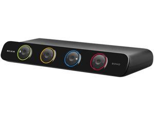 BELKIN F1DS104LEA SOHO KVM 4-Port VGA & USB inc Cables BELKIN F1DS104LEA SOHO KVM 4-Port VGA & USB inc Cables