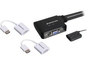 IOGEAR GCS22DPKIT 2-Port VGA and DisplayPort KVM Switch Kit IOGEAR GCS22DPKIT 2-Port VGA and DisplayPort KVM Switch Kit