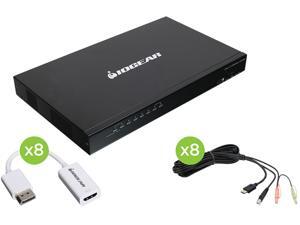 IOGEAR GCS1808HDPKITU 8-Port USB PS/2 Combo HD DisplayPort KVM Kit IOGEAR GCS1808HDPKITU 8-Port USB PS/2 Combo HD DisplayPort KVM Kit