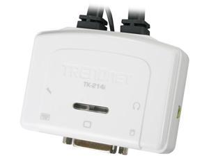 TRENDnet TK-214I 2-Port DVI USB KVM Switch Kit with Audio