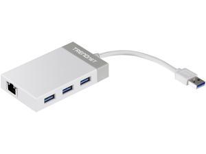 TRENDnet USB 3.0 to Gigabit Adapter + USB Hub, TU3-ETGH3 (Version v2.0R)