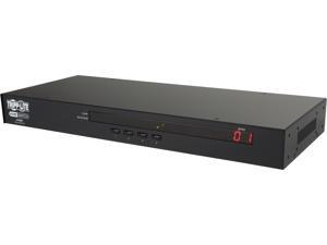 Tripp Lite 4-Port 1U Rack-Mount USB/PS2 KVM Switch with On-Screen Display (B042-004)