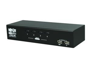 Tripp Lite 4-Port Desktop KVM Switch, USB, VGA HD15 (B006-VU4-R)