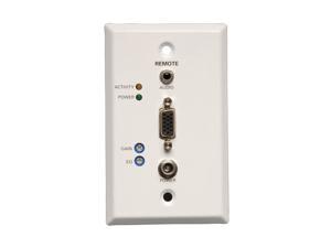 Tripp Lite B132-100A-WP-1 VGA + Audio over Cat5 Receiver - RJ45-type Wallplate Tripp Lite B132-100A-WP-1 VGA + Audio over Cat5 Receiver - RJ45-type Wallplate
