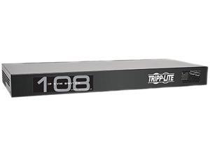 Tripp Lite 8-Port Cat5 1U Rack-Mount KVM Switch with IP Remote Access, 1+1 User, VGA, USB (B072-008-1-IP) Tripp Lite 8-Port Cat5 1U Rack-Mount KVM Switch with IP Remote Access, 1+1 User, VGA, USB (B072-008-1-IP)