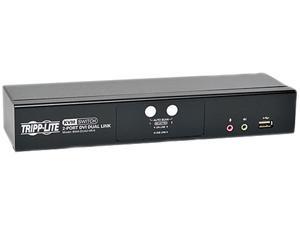 Tripp Lite 2-Port DVI Dual-Link / USB KVM Switch w/ Audio and Cables Tripp Lite 2-Port DVI Dual-Link / USB KVM Switch w/ Audio and Cables