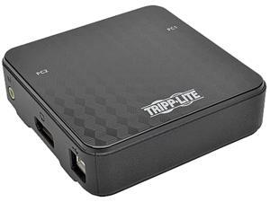 Tripp Lite 2-Port DisplayPort 1.2 KVM Switch with Audio, Cables and USB Peripheral Sharing (B004-DP2UA2-K)