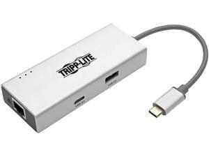 Tripp Lite USB C Docking Station 4k @ 30Hz w/ USB Hub, HDMI Gbe USB Type C (U442-DOCK13-S)