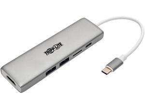 Tripp Lite USB C Docking Station 4k @ 30Hz w/USB Hub HDMI Micro SD Charging (U442-DOCK10-S)