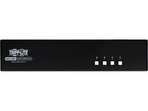 Tripp Lite 4 Port Secure KVM Switch, DVI to DVI, Dual Monitor, NIAP PP3.0 Certified, Audio, TAA-Compliant (B002-DV2A4) Tripp Lite 4 Port Secure KVM Switch, DVI to DVI, Dual Monitor, NIAP PP3.0 Certified, Audio, TAA-Compliant (B002-DV2A4)