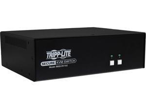 Tripp Lite Secure 2 Port KVM Switch, DVI to DVI, Single Monitor, NIAP PP3.0 Certified, Audio, TAA-Compliant (B002-DV1A2) Tripp Lite Secure 2 Port KVM Switch, DVI to DVI, Single Monitor, NIAP PP3.0 Certified, Audio, TAA-Compliant (B002-DV1A2)