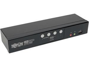 Tripp Lite 4-Port HDMI/USB KVM Switch with Audio/Video and USB Peripheral Sharing