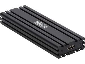Tripp Lite U457-1M2-NVMEG2 M.2 Black M.2 NVME M-Key USB Type C Enclosure Adapter - USB 3.1 Gen 2 (10 Gbps), Thunderbolt 3, UASP
