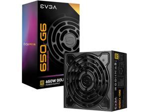 EVGA SuperNOVA 650 G6, 80 Plus Gold 650W, Fully Modular, Eco Mode with FDB Fan, 10 Year Warranty, Includes Power ON Self Tester, Compact 140mm Size, Power Supply 220-G6-0650-X1