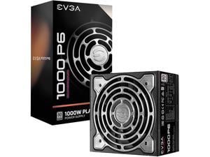 EVGA SuperNOVA 1000 P6, 80 Plus Platinum 1000W, Fully Modular, Eco Mode with FDB Fan, 10 Year Warranty, Includes Power ON Self Tester, Compact 140mm Size, Power Supply 220-P6-1000-X1