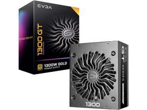 EVGA SuperNOVA 1300 GT, 80 Plus Gold 1300W, Fully Modular, Eco Mode with FDB Fan, 10 Year Warranty, Includes Power ON Self Tester, Compact 180mm Size, Power Supply 220-GT-1300-X1