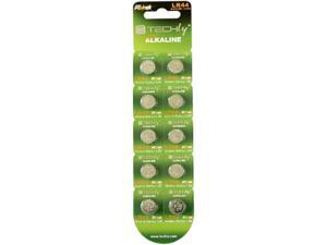 Techly IBTKLR44 10pack 145mAh Alkaline Button Battery Batteries