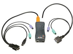 Lantronix SLSLP400PS2-01 SecureLinx SpiderDuo KVM Switch Lantronix SLSLP400PS2-01 SecureLinx SpiderDuo KVM Switch