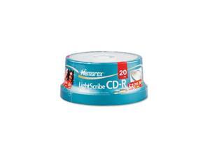 memorex 700MB 52X CD-R LightScribe 20 Packs Disc Model 04732 memorex 700MB 52X CD-R LightScribe 20 Packs Disc Model 04732