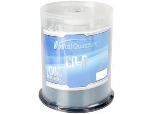 Optical Quantum 700MB 52X CD-R 100 Packs Silver Top Disc Model OQCD52ST