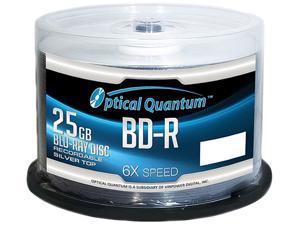 Optical Quantum 25GB 6X BD-R 50 Packs Blu-ray Disc Model OQBDR06ST-50