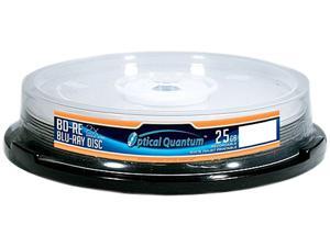 Optical Quantum 25GB 2X BD-RE White Inkjet Printable 10 Packs Blu-ray Rewritable Disc Model OQBDRE02WIP-10 Optical Quantum 25GB 2X BD-RE White Inkjet Printable 10 Packs Blu-ray Rewritable Disc Model OQBDRE02WIP-10