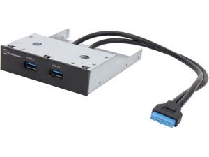 Tek Republic TIU-3000 3.5" Front Panel USB 3.0 2-Port Hub