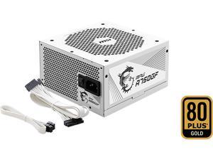 MSI MPG A750GF WHITE 750 W ATX12V 80 PLUS GOLD Certified Full Modular Active PFC Power Supply