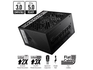 MSI - MPG A750G PCIE 5.0, 80 GOLD Full Modular Gaming PSU, 12VHPWR Cable, 4070 ATX 3.0 Compatible, 750W Power Supply