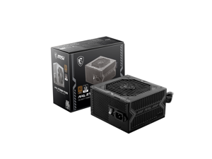 MSI - MAG A750BN PCIE5, 80+ BRONZE non-Modular Gaming PSU, 12V-2x6 Cable, PCIE 5.1 Ready, 750W Power Supply