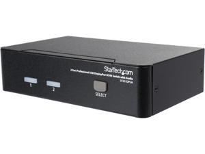 StarTech.com SV231DPUA 2 Port Professional USB DisplayPort KVM Switch with Audio
