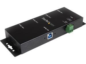 StarTech.com ST4300USBM Mountable USB 3.0 hub - Industrial - Rugged - Black Metal - Bus Powered - USB 3 Hub - USB Extender - Powered USB 3.0 Hub StarTech.com ST4300USBM Mountable USB 3.0 hub - Industrial - Rugged - Black Metal - Bus Powered - USB 3 Hub - USB Extender - Powered USB 3.0 Hub