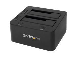 StarTech.com SDOCK2U33 USB 3.0 Dual Hard Drive Docking Station with UASP for 2.5 / 3.5in HDD / SSD – USB 3.5" SATA HDD / SSD Dock - SATA 6 Gbps StarTech.com SDOCK2U33 USB 3.0 Dual Hard Drive Docking Station with UASP for 2.5 / 3.5in HDD / SSD – USB 3.5" SATA HDD / SSD Dock - SATA 6 Gbps