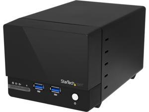 StarTech.com USB 3.0 Dual 3.5-Inch SATA III Hard Drive RAID Enclosure with Fast Charge USB Hub and UASP (S352BU33HR)