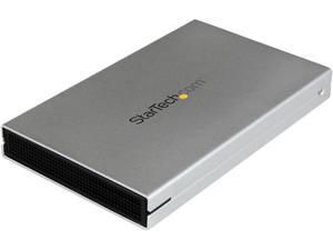 StarTech S251SMU33EP 2.5" External Hard Drive Enclosure - Supports UASP - eSATAp or USB 3.0 - Aluminum - eSATA Enclosure - SSD/HDD