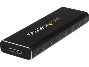 StarTech.com SM2NGFFMBU33 M.2 SSD Enclosure for M.2 SATA SSDs - USB 3.0 (5Gbps) with UASP - External M.2 SSD Enclosure - Aluminum