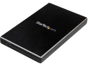 StarTech S251BMU313 2.5" External Hard Drive Enclosure - Supports UASP - Aluminum - USB 3.1 Enclosure - SSD/HDD Enclosure StarTech S251BMU313 2.5" External Hard Drive Enclosure - Supports UASP - Aluminum - USB 3.1 Enclosure - SSD/HDD Enclosure