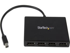 StarTech.com MSTMDP124DP MST Hub - Mini DisplayPort to 4x DisplayPort - Multi Stream Transport Hub - MDP 1.2 StarTech.com MSTMDP124DP MST Hub - Mini DisplayPort to 4x DisplayPort - Multi Stream Transport Hub - MDP 1.2