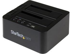 StarTech.com SDOCK2U313R USB 3.1 (10Gbps) Standalone Duplicator Dock for 2.5" & 3.5" SATA SSD / HDD - with Fast-Speed Duplication up to 28GB/min