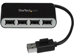 StarTech ST4200MINI2 4 Port USB Hub - 4 x USB 2.0 port - Bus Powered - USB Adapter - USB Splitter - Multi Port USB Hub - USB 2.0 Hub