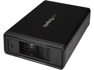 StarTech S351BMU33ET eSATA Enclosure - for 3.5in SATA HDD - USB 3.0 / eSATA - Trayless - Metal - External Hard Drive Enclosure - HDD Enclosure