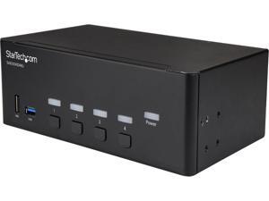 StarTech SV431DHD4KU 4 Port HDMI KVM Switch - 4K 30Hz - Dual Display StarTech SV431DHD4KU 4 Port HDMI KVM Switch - 4K 30Hz - Dual Display
