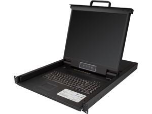 StarTech.com RKCONS1908K Rackmount KVM Console - 1U - 19in - 8 Port KVM - VGA KVM - Rack Mount Monitor - Rackmount LCD Monitor - Rackmount Console StarTech.com RKCONS1908K Rackmount KVM Console - 1U - 19in - 8 Port KVM - VGA KVM - Rack Mount Monitor - Rackmount LCD Monitor - Rackmount Console