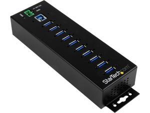 StarTech.com HB30A10AME 10-Port Industrial USB 3.0 Hub with External Power Adapter - ESD & 350W Surge Protection (HB30A10AME) StarTech.com HB30A10AME 10-Port Industrial USB 3.0 Hub with External Power Adapter - ESD & 350W Surge Protection (HB30A10AME)