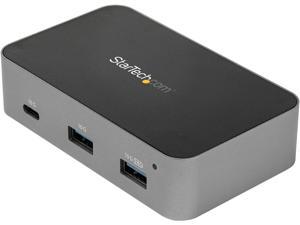StarTech.com HB31C2A1CGS 3-Port USB-C Hub - USB 3.1 Gen 2 (10Gbps) to 2x USB-A & 1x USB-C - Powered - Universal Power Adapter Included (HB31C2A1CGS)